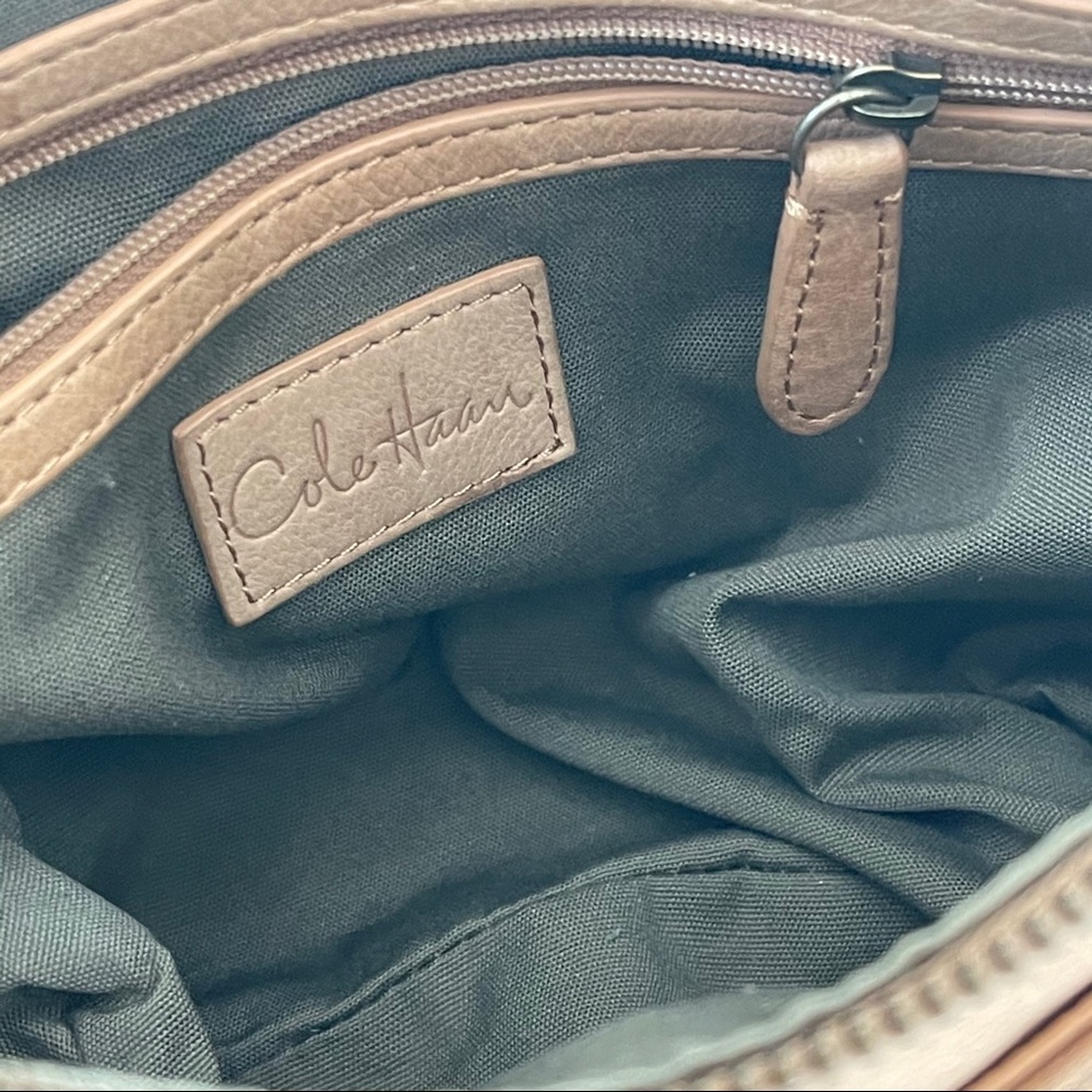 Cole Haan Kaylie Bag Tan Leather Hobo Shoulder Style Neutral Bag - Picture 10 of 10